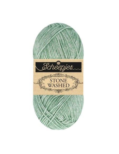 Scheepjes Stone Washed Nr. 848 Soft Epidote - nėrimo, mezgimo siūlai