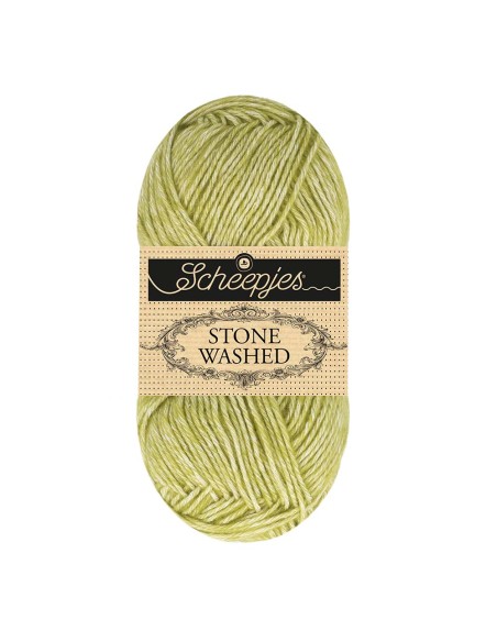 Scheepjes Stone Washed Nr. 850 Prehnite - nėrimo, mezgimo siūlai
