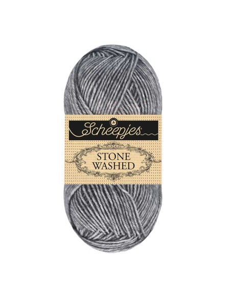 Scheepjes Stone Washed Nr. 852 Graphite  - Crochet, Knitting yarn