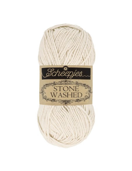 Scheepjes Stone Washed Nr. 801 Moon Stone - nėrimo, mezgimo siūlai