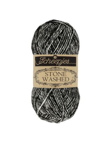 Scheepjes Stone Washed Nr. 803 Black Onyx - Crochet, Knitting yarn