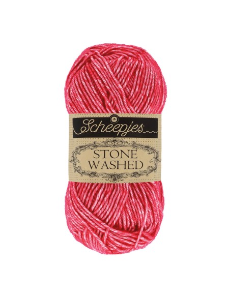 Scheepjes Stone Washed Nr. 807 Red Jasper - Crochet, Knitting yarn