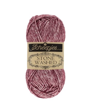 Scheepjes Stone Washed Nr. 810 Garnet - Crochet, Knitting...