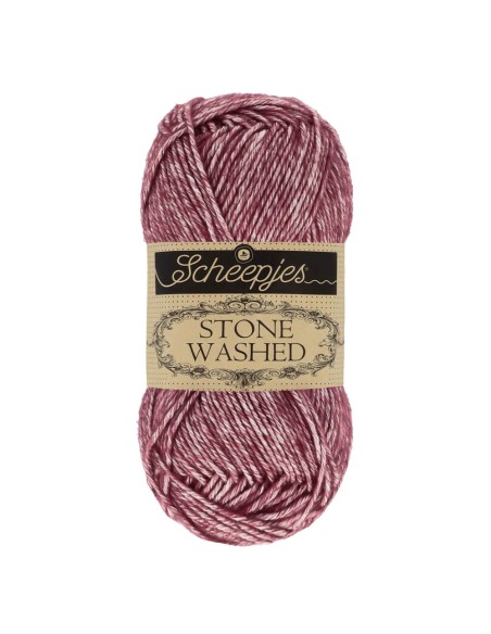 Scheepjes Stone Washed Nr. 810 Garnet - nėrimo, mezgimo siūlai