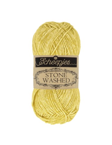 Scheepjes Stone Washed Nr. 812 Lemon Quartz - Crochet, Knitting yarn