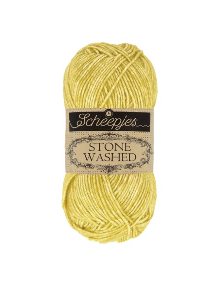 Scheepjes Stone Washed Nr. 812 Lemon Quartz - Crochet, Knitting yarn
