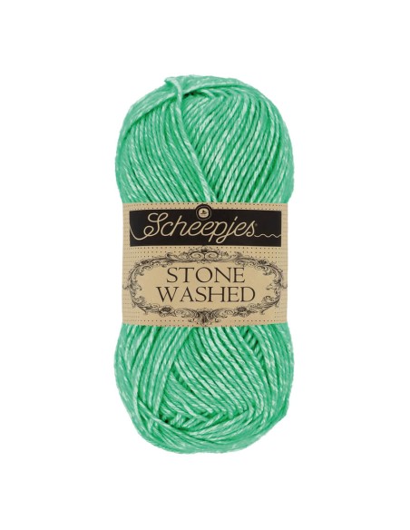 Scheepjes Stone Washed Nr. 826 Fosterite - Crochet, Knitting yarn