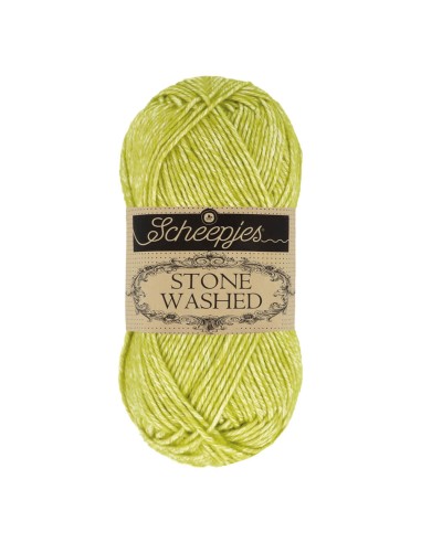 Scheepjes Stone Washed Nr. 827 Peridot - Crochet, Knitting yarn