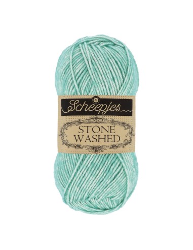 Scheepjes Stone Washed Nr. 828 Larimar - Crochet, Knitting yarn