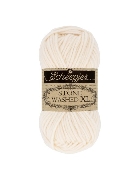Scheepjes Stone Washed XL Nr. 841 Moon Stone - nėrimo, mezgimo siūlai