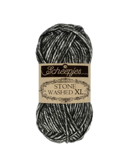 Scheepjes Stone Washed XL Nr. 843 Black Onyx - Crochet, Knitting yarn