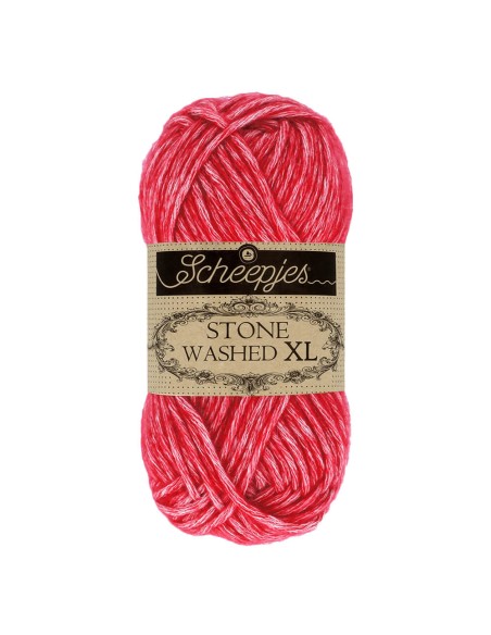 Scheepjes Stone Washed XL Nr. 847 Red Jasper - nėrimo, mezgimo siūlai