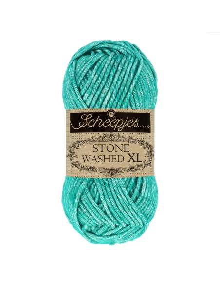 Scheepjes Stone Washed XL Nr. 855 green Agate - Crochet, Knitting yarn