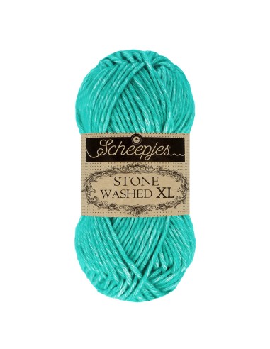 Scheepjes Stone Washed XL Nr. 864 Turquoise - nėrimo, mezgimo siūlai