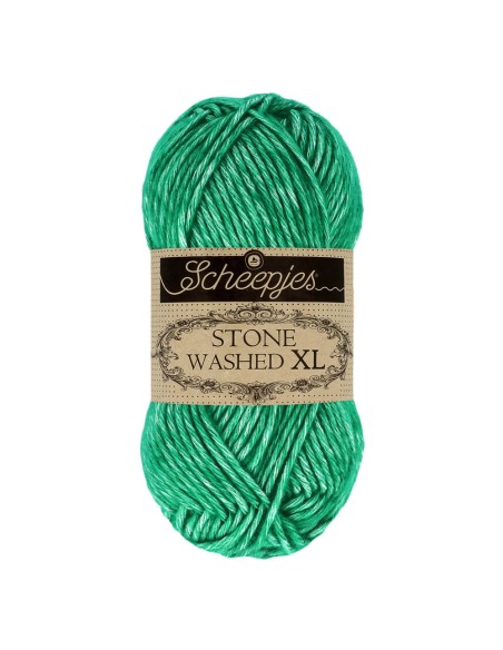 Scheepjes Stone Washed XL Nr. 865 Malachite - nėrimo, mezgimo siūlai