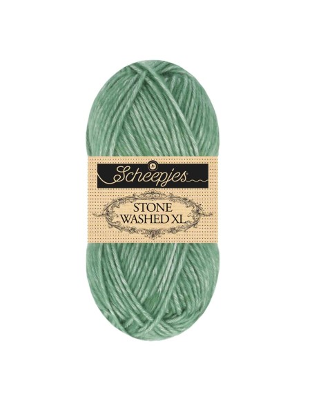 Scheepjes Stone Washed XL Nr. 888 Soft Epidote - nėrimo, mezgimo siūlai