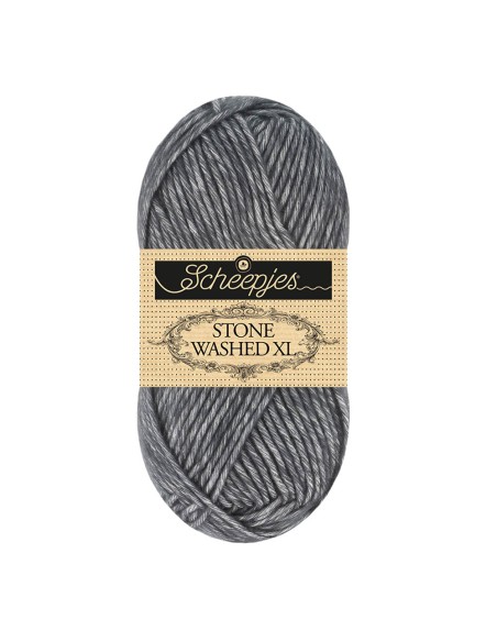 Scheepjes Stone Washed XL Nr. 892 Graphite - nėrimo, mezgimo siūlai