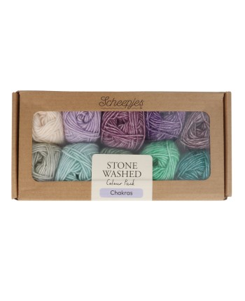 Scheepjes Stone Washed Colour Pack 10x25g - CHAKRAS -... 2