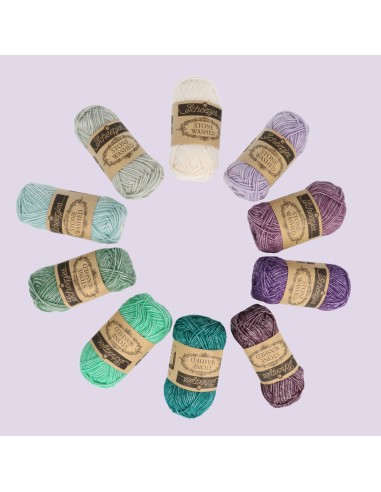 Scheepjes Stone Washed Colour Pack 10x25g -...