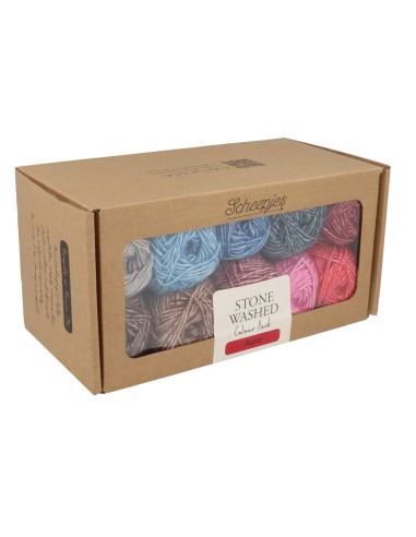 copy of Scheepjes Stone Washed Colour Pack 10x25g - AURA- crochet - knitting yarn