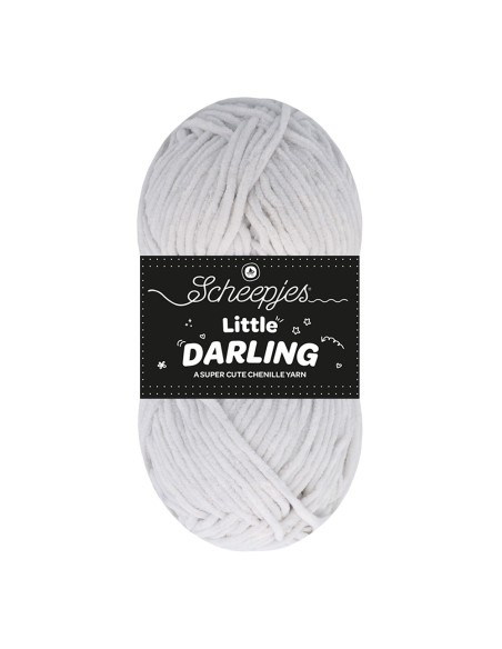 Scheepjes Little Darling Nr. 423 Hippo - pliušiniai / šeniliniai (Chenille) nėrimo, mezgimo siūlai