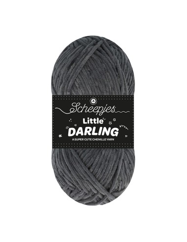 Scheepjes Little Darling Nr. 424 Puffin - pliušiniai / šeniliniai (Chenille) nėrimo, mezgimo siūlai