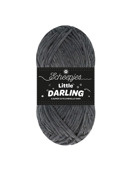 Scheepjes Little Darling Nr. 424 Puffin - pliušiniai / šeniliniai (Chenille) nėrimo, mezgimo siūlai