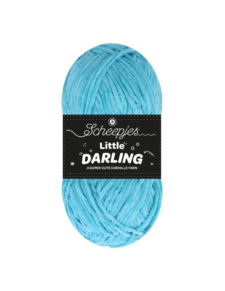 Scheepjes Little Darling Nr. 425 Whale - pliušiniai / šeniliniai (Chenille) nėrimo, mezgimo siūlai
