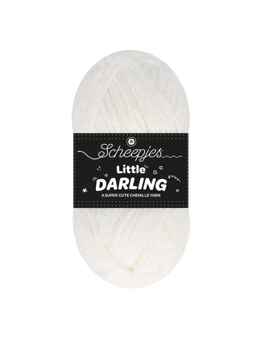 Scheepjes Little Darling Nr. 401 Ice Bear - Velvety-soft Crochet, Knitting yarn