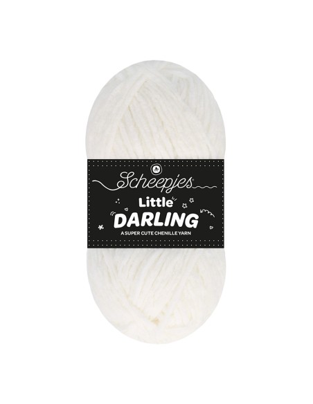 Scheepjes Little Darling Nr. 401 Ice Bear - Velvety-soft Crochet, Knitting yarn