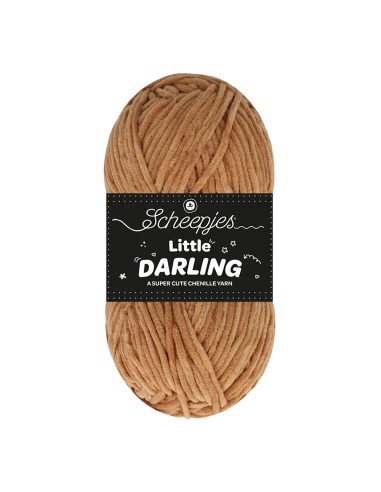 Scheepjes Little Darling Nr. 404 Teddy Bear - Velvety-soft Crochet, Knitting yarn