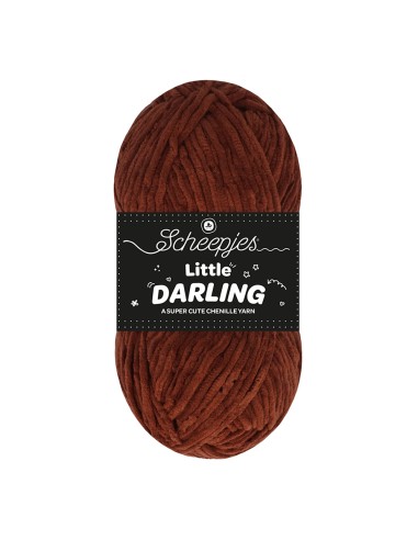 Scheepjes Little Darling Nr. 405 Red Panda - Velvety-soft Crochet, Knitting yarn