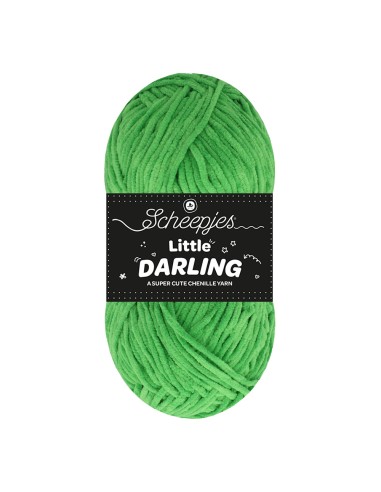 Scheepjes Little Darling Nr. 407 Froggy - pliušiniai / šeniliniai (Chenille) nėrimo, mezgimo siūlai