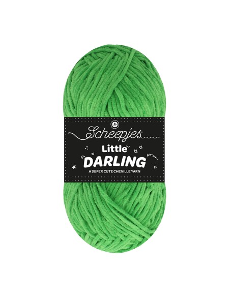 Scheepjes Little Darling Nr. 407 Froggy - Velvety-soft Crochet, Knitting yarn