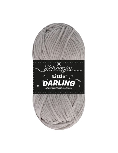 Scheepjes Little Darling Nr. 409 Koala - pliušiniai / šeniliniai (Chenille) nėrimo, mezgimo siūlai