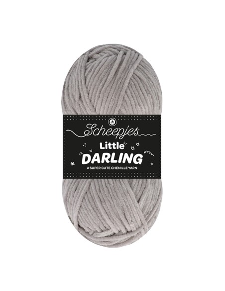 Scheepjes Little Darling Nr. 409 Koala - Velvety-soft Crochet, Knitting yarn