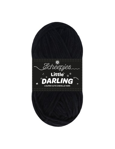 Scheepjes Little Darling Nr. 410 Panda - pliušiniai / šeniliniai (Chenille) nėrimo, mezgimo siūlai