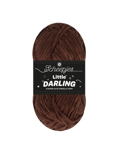 Scheepjes Little Darling Nr. 413 Bigfoot - pliušiniai / šeniliniai (Chenille) nėrimo, mezgimo siūlai