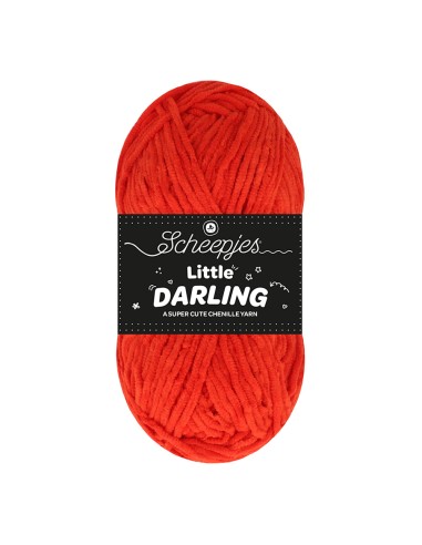 Scheepjes Little Darling Nr. 417 Strawberry - pliušiniai / šeniliniai (Chenille) nėrimo, mezgimo siūlai