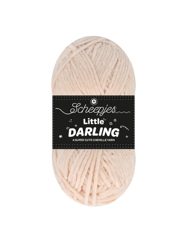 Scheepjes Little Darling Nr. 418 Alpaca - pliušiniai / šeniliniai (Chenille) nėrimo, mezgimo siūlai