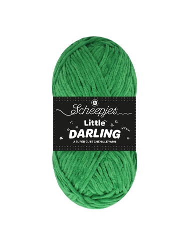 Scheepjes Little Darling Nr. 419 Sprout - pliušiniai / šeniliniai (Chenille) nėrimo, mezgimo siūlai