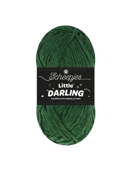 Scheepjes Little Darling Nr. 420 Pickle - pliušiniai / šeniliniai (Chenille) nėrimo, mezgimo siūlai