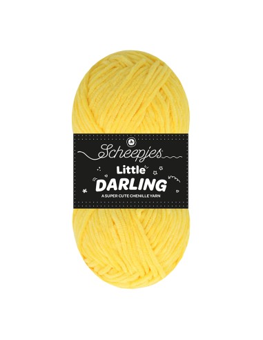 Scheepjes Little Darling Nr. 421 Lemon - Velvety-soft Crochet, Knitting yarn