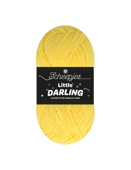 Scheepjes Little Darling Nr. 421 Lemon - Velvety-soft Crochet, Knitting yarn