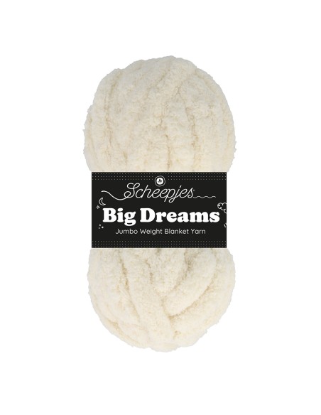 Scheepjes Big Dreams Nr. 	501 Blissful - stori pliušiniai nėrimo, mezgimo siūlai