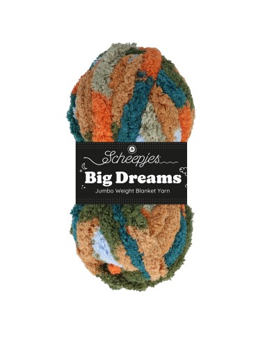 Scheepjes Big Dreams Nr. 708 Mystic Meadow - Jumbo thicknes Crochet, Knitting yarn