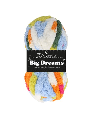 Scheepjes Big Dreams Nr. 710 Over the Rainbow - Jumbo thicknes Crochet, Knitting yarn