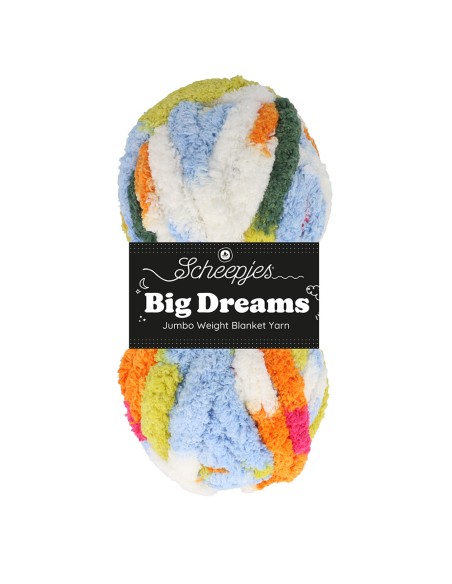 Scheepjes Big Dreams Nr. 710 Over the Rainbow - Jumbo thicknes Crochet, Knitting yarn