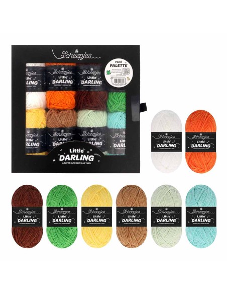 Scheepjes Little Darling colour pack Pond Palette - crochet - knitting yarn