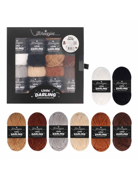 Scheepjes Little Darling colour pack Beary Cute - crochet - knitting yarn